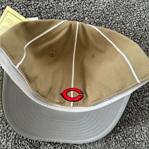 New Cincinnati Reds Hat Cap Cooperstown (REDLEGS) Collection 1918 Fitted 7 3/4 - Picture 5 of 11